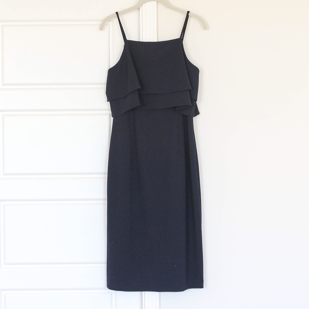 Navy Spaghetti Strap Dress